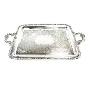 Plateaux de service rectangulaires en aluminium brut à prix réduits pour la maison et l'hôtellerie – Idéaux pour les biscuits et les collations - Product Image 3