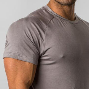 Camisetas de compresión para hombre, diseño OEM personalizado, camisetas extragrandes de alta calidad para hombre, camisetas lisas tipo Ringer de 250 g/m², 100 % algodón - Product Image 6