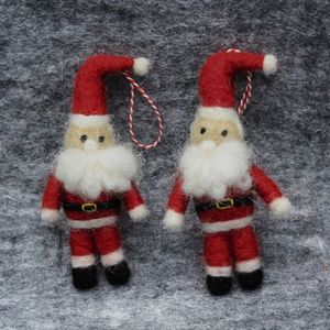 Adorno de Papá Noel Hecho a Mano, Decoración Navideña de Fieltro No Tejido, 11CM-30CM, Juguete de Peluche Unisex para Decoración de Árboles - Product Image 2