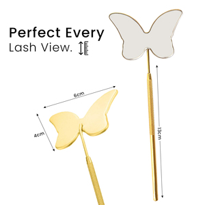 กระจกติดขนตาแบบพรีเมียม รุ่น Precision Butterfly สำหรับต่อขนตา ทำจากสแตนเลส อุปกรณ์เสริมความงาม กระจกต่อขนตาแบบสั่งทำพิเศษ - Product Image 3