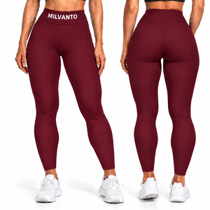 <b>Red</b> Custom Women's High Waist Seamless <b>Leggings</b> Butt Lifting Tummy Control Four Way Stretch Yoga Pants <b>Gym</b> Fitness Tights - Product Image 5