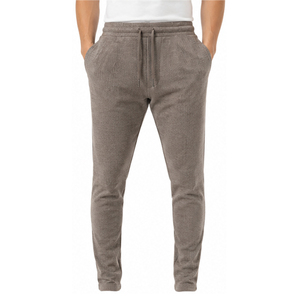 <b>Mens</b> Waffle Knit <b>Trousers</b> Casual Slim Fit Jogger Pants Soft Textured Material <b>Elastic</b> Waist Custom Training Sports Bottoms <b>Mens</b> - Product Image 1