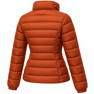 Veste matelassée respirante et coupe-vent pour femme, fermeture éclair, rembourrage en coton, fabriquée au Pakistan, OEM 2026, meilleur design matelassé, automne-hiver - Product Image 3