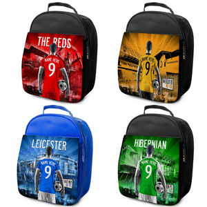 Football Kids <b>Lunch</b> Bag Insulated <b>Lunch</b> <b>Box</b> School Snack Bag Personalised Custom Logo - Product Image 2