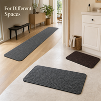 Tapis d'escalier texturé gris, tapis de marche, revêtement de sol pour escalier intérieur, vente en gros