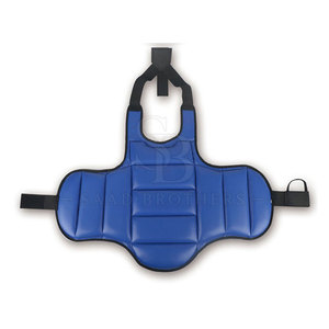 Gilet de protection en cuir pour le corps, haute performance, pour entraînement sportif, fitness, boxe, arts martiaux, sparring, absorption des chocs - Product Image 3