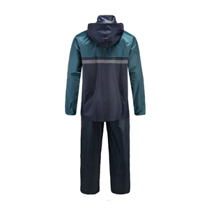 Trajes Impermeables Reflectantes al por Mayor para Trabajadores de Almacenes al Aire Libre, Chaqueta y Pantalones de Trabajo con Recubrimiento de PU y Cintura Elástica - Product Image 6