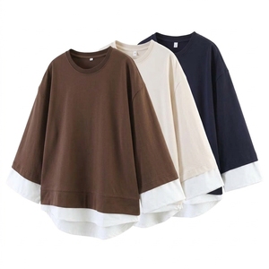 Camiseta de Manga Larga para Mujer, Estilo Vintage, Ecológica, Tejida, Informal, Cuello Redondo, Corte Regular, Poliéster 420g, Impresión Digital - Product Image 4