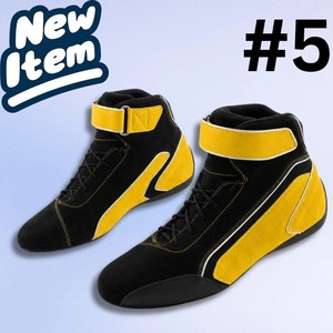 Zapatos de Carreras de Karting Profesionales Personalizados, Ligeros, Transpirables, de Microfibra Premium, para Deportes de Motor, con Alta Adherencia, OEM - Product Image 6