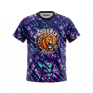 Wholesale Baseball Training Shooting Shirt Polyester <b>Mesh</b> Breathable Sublimation Print Custom Design Sports Jersey For Men ,Kid - Product Image 1
