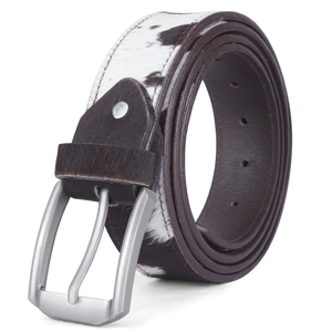 Cinturón de Cuero Genuino de Vaca de Alta Calidad con Hebilla de Hierro, Longitud Personalizada, para Hombre y Mujer, Aspecto Natural - Product Image 4