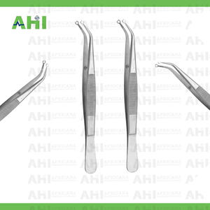 Pinzas de Sutura Quirúrgica Curvas AHI Personalizadas para Sujetar Tejidos, Certificadas CE Clase I para Uso en UCI, Hechas en Pakistán - Product Image 5