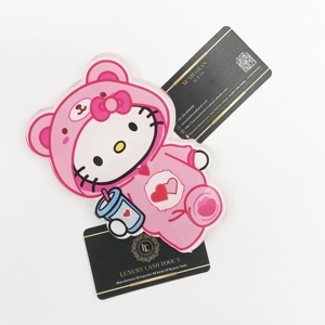 อุปกรณ์ต่อขนตาคุณภาพสูง Hello Kitty Lash Tile คริสตัลแก้ว พร้อมแม่เหล็ก รับทำฉลากส่วนตัว - Product Image 1