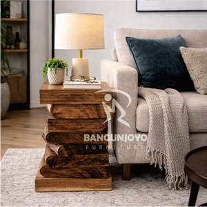 โต๊ะกาแฟอเนกประสงค์ไม้เนื้อแข็งสุดหรูทันสมัย ผลิตด้วยมือ เป็นมิตรกับสิ่งแวดล้อม ทนทาน ใช้ได้ทั้งภายนอกและภายในบ้าน เหมาะสำหรับห้องนั่งเล่น โรงแรม ร้านอาหาร - Product Image 3