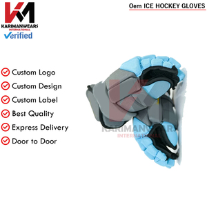 Gants de hockey sur glace OEM respirants et protecteurs pour l'entraînement et les matchs – Fournitures d'équipement - Product Image 5