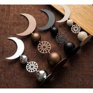 Décoration de table moderne en métal, motif croissant de lune islamique, ensemble de minarets, durable, fait main, cadeau de l'Aïd, du Ramadan, de Thanksgiving, de la fête des nouvellements ans - Product Image 2