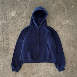 Ensemble de survêtement unisexe, veste à capuche zippée, pantalon à jambes larges, coupe ample, vêtements de sport décontractés, tenue deux pièces, vêtements d'hiver pour adultes - Product Image 4