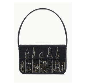 Bolso de mano con cuentas hecho a mano para mujer de estilo bohemio indio, bolso de hombro para fiesta de compras de noche, bolsos de estilo bohemio de diseñador - Product Image 5