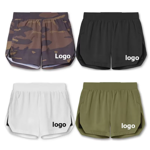 กางเกงวิ่งออกกำลังกายลายดอกไม้สำหรับผู้ชาย พิมพ์โลโก้ได้ น้ำหนักเบา ระบายอากาศได้ดี แห้งเร็ว กันยับ เอวยางยืด 100% - Product Image 5