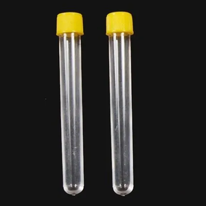 Tubo de ensayo de vidrio transparente desechable de un solo uso para investigación de laboratorio, diagnóstico, recolección de muestras, análisis, vidrio de laboratorio. - Product Image 4