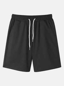 Conjunto de Camiseta Negra para Hombre con Estampado Africano a Rayas, Conjunto Casual de Verano con Pantalones Cortos, Cuello Redondo, Tejido Transpirable, 100% Algodón - Product Image 3
