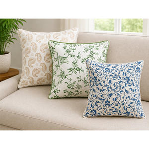 Designer Cotton Printed Cushion <b>Cover</b> | Luxury <b>Throw</b> Pillow <b>Cover</b> for <b>Sofa</b>, Bedroom & Hotel Decor - Product Image 4