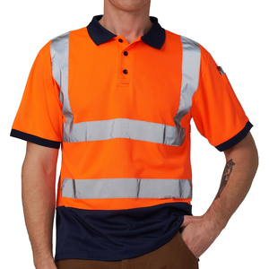 เสื้อโปโลนิรภัยสะท้อนแสงประสิทธิภาพสูงสำหรับงานโรงงาน - Product Image 5