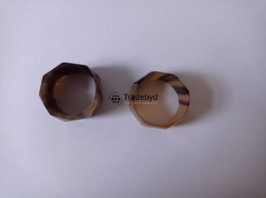 Anillos de Servilleta de Cuerno Hechos a Mano, Ecológicos, Decoración de Mesa Natural de Lujo para Regalos, Tradebyd - Product Image 4