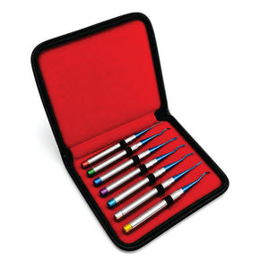 Juego de Elevadores Dentales Ergonómicos de Acero Inoxidable de Primera Calidad, 7 Piezas, Recubiertos de Titanio, Certificados CE Clase I, Instrumentos Quirúrgicos Dentales - Product Image 1