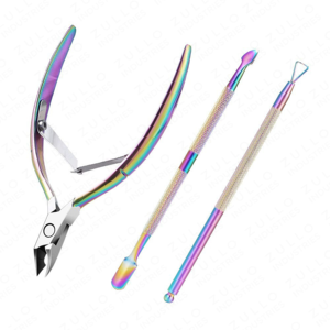 Pousse-cuticules et coupe-cuticules professionnels en acier inoxydable sur mesure pour manucure de précision – Vente en gros - Product Image 4