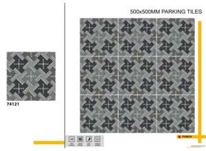 Baldosas para Estacionamiento en Exteriores de Alto Rendimiento 50X50CM Diseñadas para Uso Exterior en Condiciones Difíciles Donde la Seguridad y Durabilidad de la Superficie son Esenciales - Product Image 1