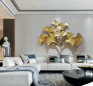 งานศิลปะติดผนังต้นไม้แห่งชีวิตสีทอง ตกแต่งผนังด้วยโลหะอย่างหรูหราสำหรับบ้านและสำนักงาน - Product Image 4