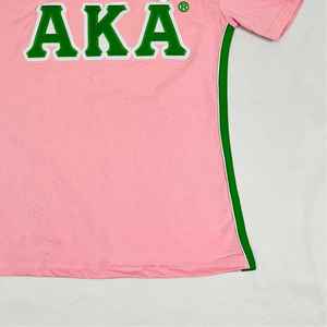 Camiseta AKA Premium para mujer con estampado de letras griegas, tela de alta calidad, ajuste cómodo, cuello redondo informal - Product Image 4