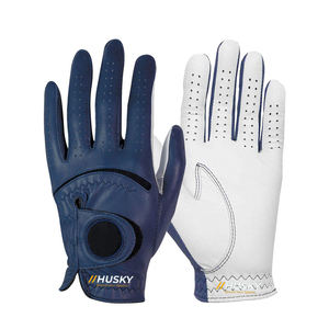 Gants de golf unisexes en microfibre blanche, demi-doigts, antidérapants, à enfiler, pour le sport, le cyclisme, la protection des mains en extérieur - Product Image 2