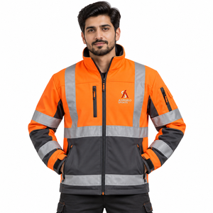 Chaqueta de Seguridad Profesional Ligera, Cómoda, de Alta Visibilidad, Reflectante, con Construcción Duradera - Product Image 1