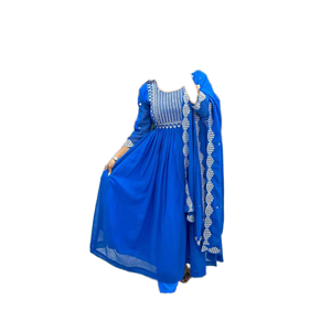 Elegante Vestido Anarkali de Diseñador con Dupatta, Vestidos de Noche Elegantes para Fiestas - Product Image 1
