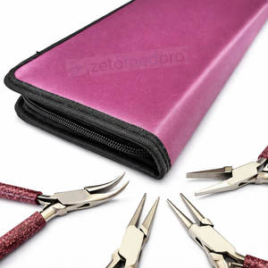 Juego de Pinzas de Joyería de Alta Gama, Estuche Premium, Acero Inoxidable de Grado A+, Ligeras, Resistentes a Altas Temperaturas - Product Image 1