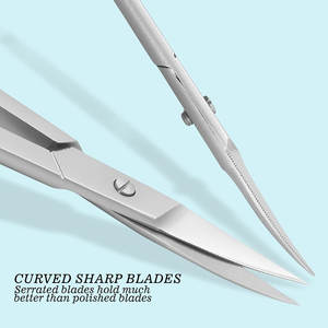 Ciseaux à cils Moustache Barbe Manucure Ciseaux à cuticules Ciseaux à sourcils de toilettage professionnel par Apto Enterprises - Product Image 2