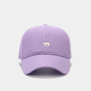 New Simple Little Bear Embroidery Logo Baseball Cap Custom Soft Top <b>Summer</b> Sun Visor <b>Hat</b> High Quality Low Moq - Product Image 4