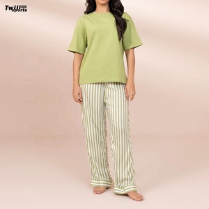 Conjunto de Pijamas de Algodón y Bambú para Mujer 2026, Ropa de Dormir Veraniega, Linda y Juvenil, de Alta Calidad, Talla Única, Nuevas Llegadas, Venta al Por Mayor - Product Image 1