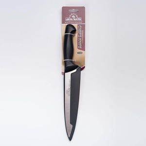 Couteau de chef LANS-MARK 8-9,9 pouces, lame en acier inoxydable, manche en plastique, finition polie, pour droitier, couteau de cuisine durable - Product Image 6