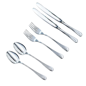 Luxury Wedding Stainless Steel Silver <b>Cutlery</b> <b>Set</b> Modern Design Durable & <b>Reusable</b> Mirror Polish - Product Image 4