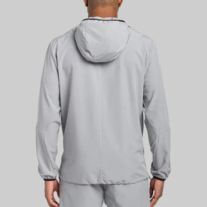 Wholesale Fitness Apparel Supplier Gym Workout Performance Track Jacket and <b>Pants</b> Low MOQ Training Wear Windbreaker 2 Piece Set - Product Image 4