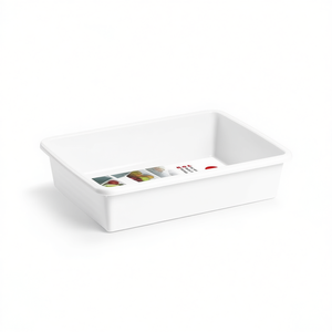 Minimalist 1.65L Plastic <b>Storage</b> <b>Box</b> White N2 Kitchen <b>Drawer</b> Baskets Free Standing Bandeja Pequena <b>Storage</b> Unit - Product Image 2
