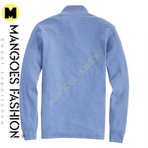 Sweat-shirt ample personnalisable en coton biologique, coupe confortable, manches longues, pull à demi-zip avec capuche haute, vêtements de maternité - Product Image 2