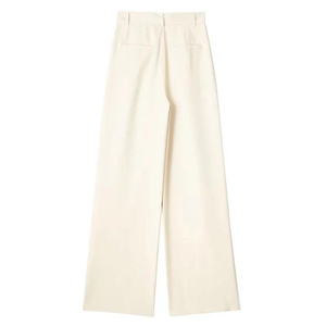 Pantalon décontracté droit pour homme, léger, écologique, respirant, coupe-vent, en toile, avec cordon de serrage, poches, coupe européenne, idéal pour l'été - Product Image 4