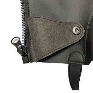 Cow Leather Equipment Genuine Leather <b>Half</b> <b>Chaps</b> Top Quality <b>Half</b> <b>Chaps</b> Horse Riding <b>Half</b> <b>Chaps</b> - Product Image 6