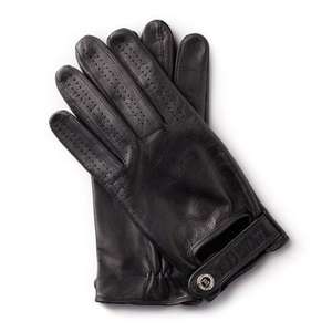 Gants de conduite unisexes en cuir véritable, doux, antidérapants, respirants, avec sangle de poignet réglable, toutes saisons, fournisseur OEM ODM en gros - Product Image 2