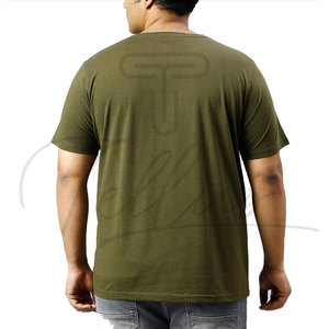 เสื้อยืดคอกลมแฟชั่นผู้ชายไซส์ใหญ่ ขายดี คุณภาพสูง แขนสั้น สีพื้น - Product Image 2