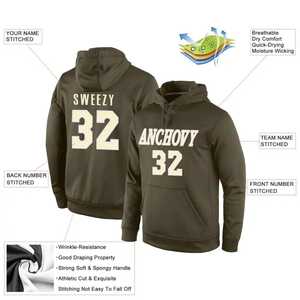 Sudadera con Capucha de Forro Polar Sublimado con Logotipo Personalizado, Ropa Deportiva para Hombre, Uniforme de Equipo, Sudadera de Invierno, Fabricación OEM, 250g, Secado Rápido - Product Image 2